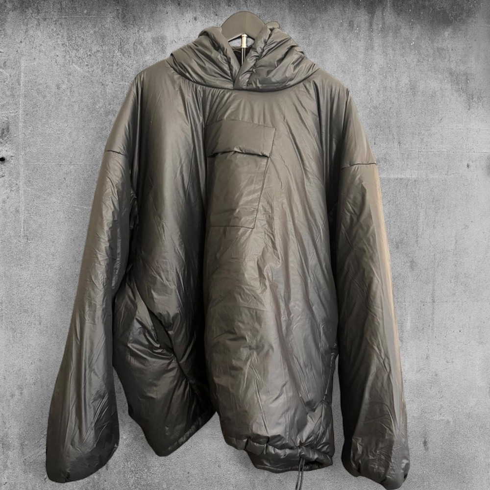 Yeezy Gap padded anorak Jacket size L black